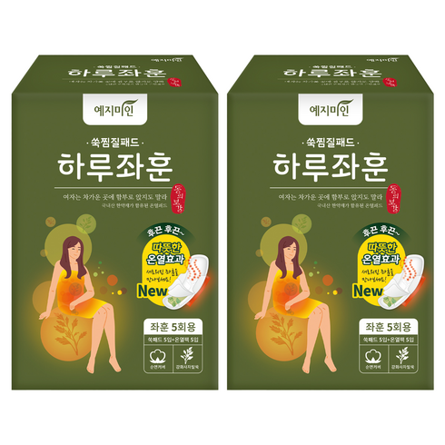 예지미인 하루좌훈 쑥찜질패드 5p, 2개
