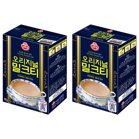오뚜기 오리지널 밀크티, 18g, 10개입, 2개