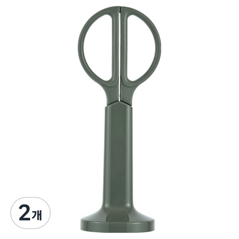 모나미 롭다 스탠딩가위, Sage Green, 2개