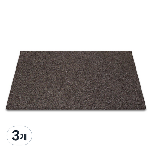 순수 코일 현관매트 70 x 120 cm 두께 20mm, 초코, 3개