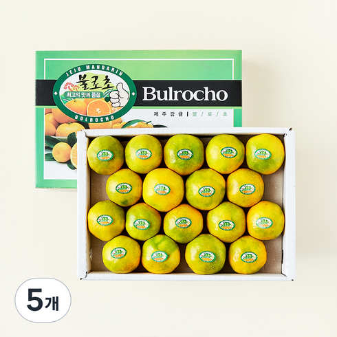 불로초 고당도12.5brix 감귤, 1.5kg, 5개