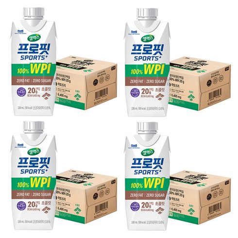 셀렉스 프로핏 스포츠 초콜릿, 330ml, 48개