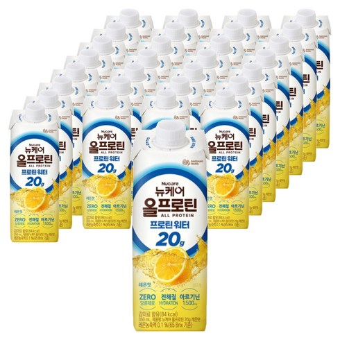 뉴케어 올프로틴 레몬맛 프로틴 워터, 350ml, 36개