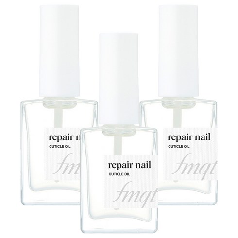 fmgt 리페어 네일 07 큐티클 오일, 08큐티클리무버, 10ml, 3개