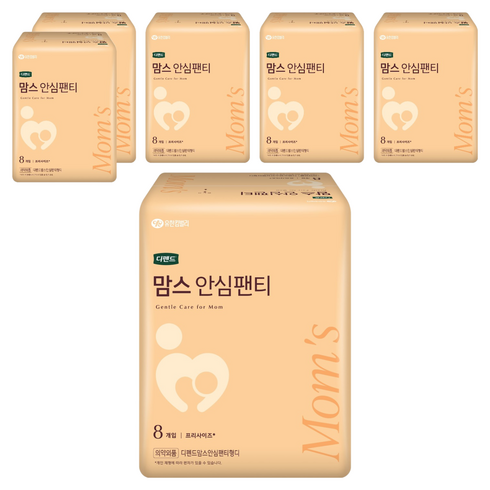 디펜드 여성용 맘스 안심팬티 성인기저귀, FREE(onesize), 8개입, 6개
