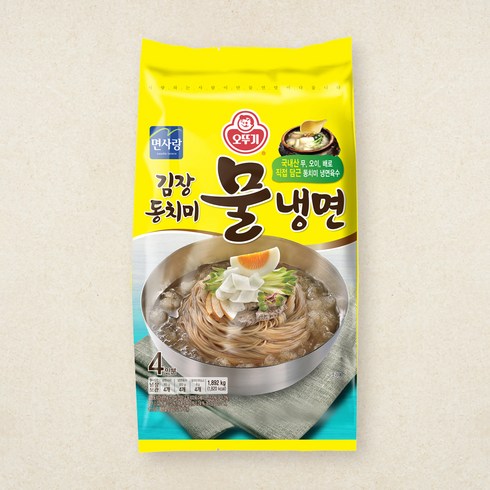 오뚜기 김장동치미 물냉면 4인용, 1.892kg, 1개