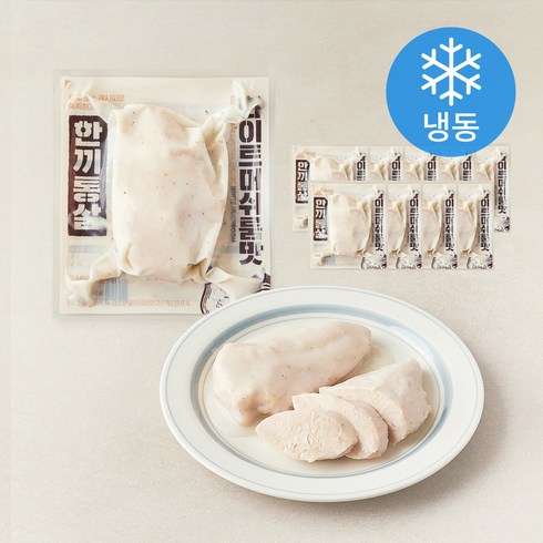 한끼통살 닭가슴살 화이트머쉬룸 (냉동), 100g, 1개입, 10개