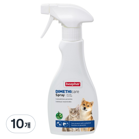 비아파 반려동물 디메치케어 스파이더 스프레이, 250ml, 10개
