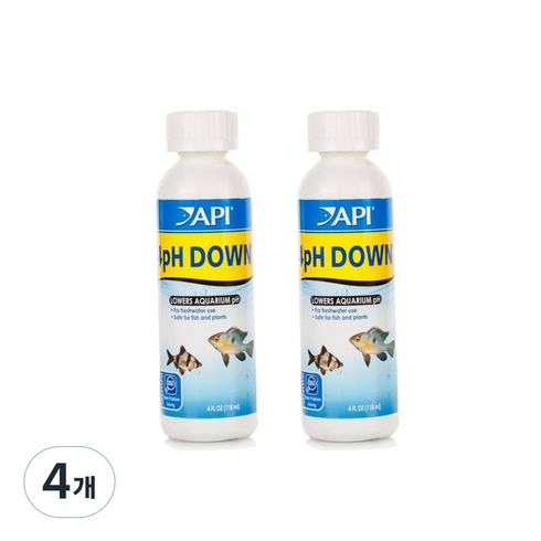 에이피아이 pH 강하제, 118ml, 4개