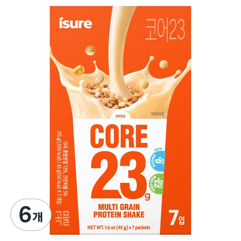아이슈어 코어 23 곡물 7p, 315g, 6개