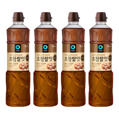 청정원 조청쌀엿, 1.2kg, 4개