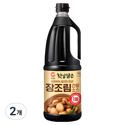 햇살담은 장조림 간장 소스, 1.7L, 2개