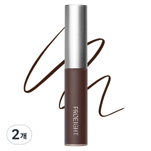 프로에잇 리퀴드 디파인 라이너 2.5ml, 02 다크브라운, 2개