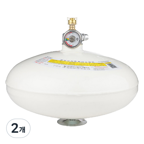 케이파이어 분사식 보일러실 주방 자동확산 소화기, 3kg, 2개