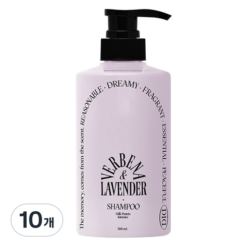 오디드 밀크프로틴 인텐시브 샴푸 버베나라벤더, 500ml, 10개