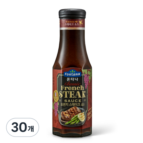 폰타나 프렌치 스테이크 소스, 265g, 30개