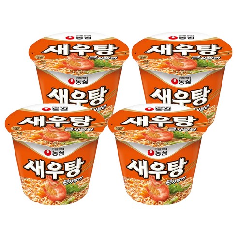 농심 새우탕 큰사발, 4개