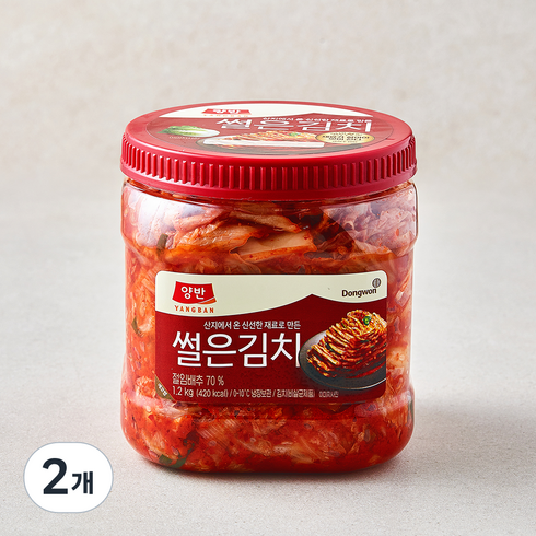 동원 양반 썰은김치, 1.2kg, 2개