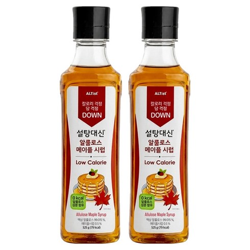 설탕대신 알룰로스 메이플 시럽, 525g, 2개