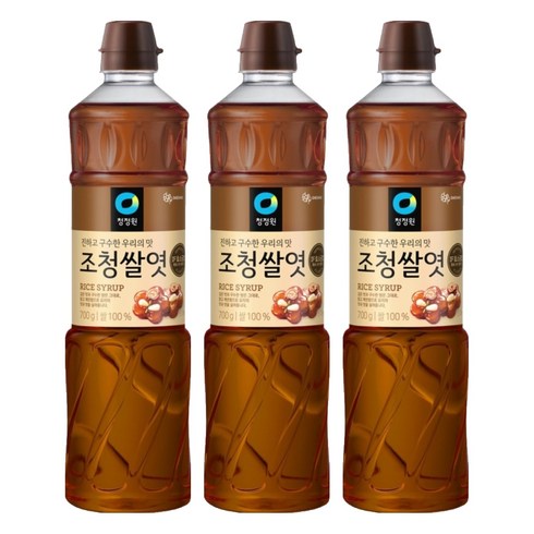 청정원 조청쌀엿, 700g, 3개