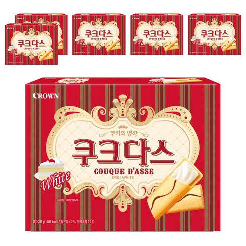 쿠크다스 화이트 토르테, 289g, 6개