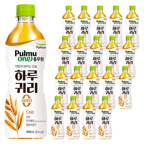 풀무원샘물 하루귀리 곡물차, 500ml, 20개