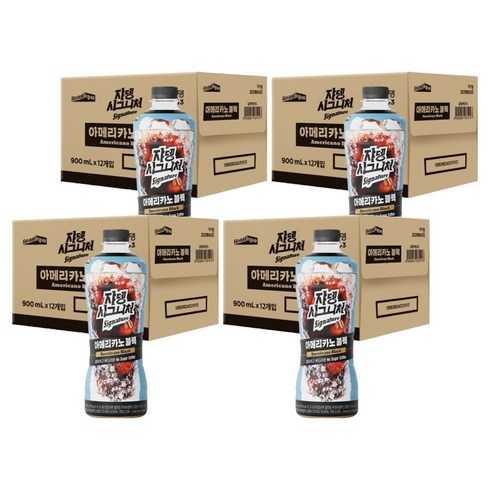 쟈뎅 시그니처 아메리카노 블랙, 900ml, 48개