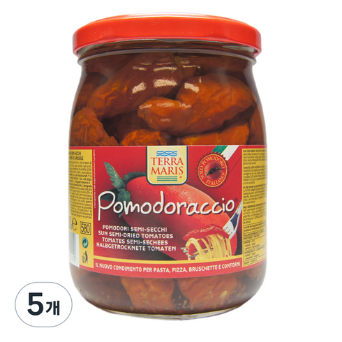 테라마리스 선 드라이 토마토, 529g, 5개