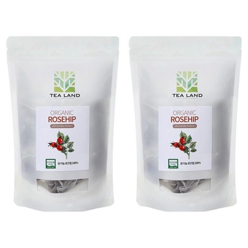 티랜드 유기농 로즈힙 티백, 1.5g, 20개입, 2개