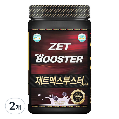 제트리션 제트 맥스 부스터 그레이프, 900g, 2개
