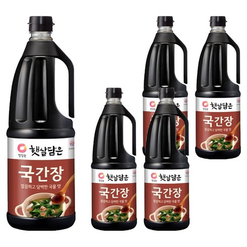 햇살담은 국간장, 1.7L, 5개