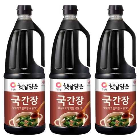 햇살담은 국간장, 1.7L, 3개