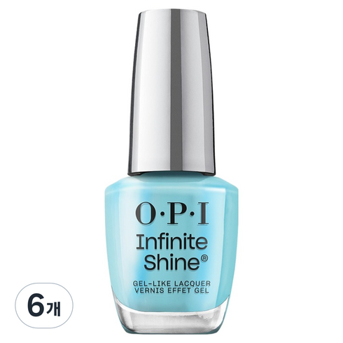 오피아이 인피니트샤인 매니큐어, ISL 206 SEA ME NOW, 6개, 15ml