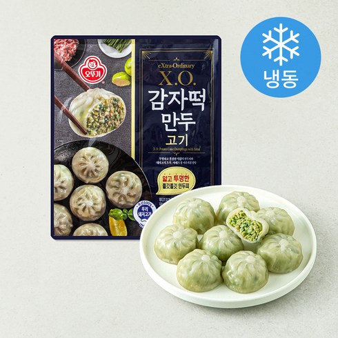 오뚜기 XO 감자떡만두 고기 (냉동), 320g, 2개