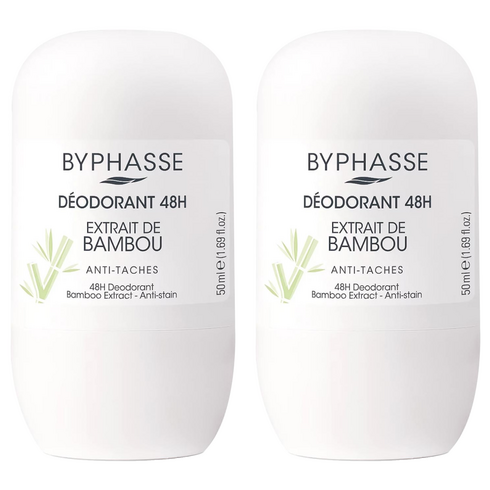 바이빠세 롤 온 데오드란트 48H 뱀부향, 50ml, 2개