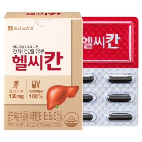 종근당건강 헬씨칸, 30정, 1개