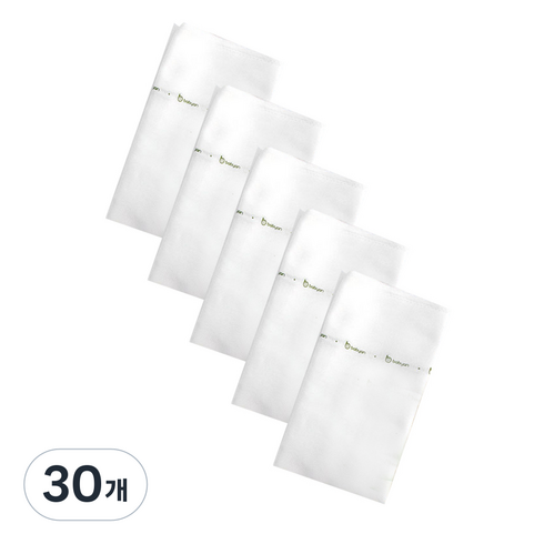베이비앙 365 대나무 사각 천기저귀, 혼합 색상, 30개