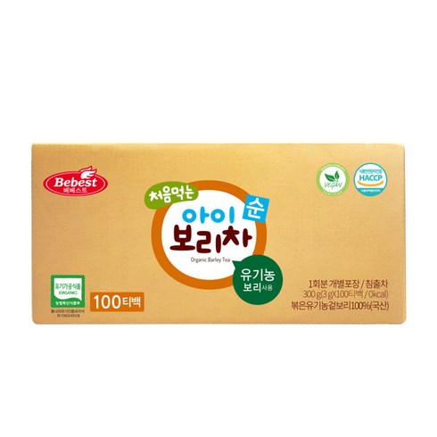 베베스트 처음먹는 아이 보리차, 3g, 100개입, 1개