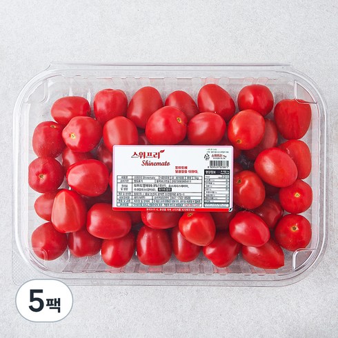 스위프리 토마토, 1kg, 5개