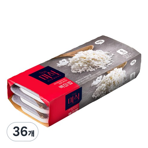 The미식 백미밥, 210g, 36개