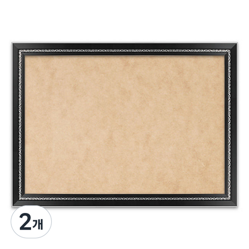 빌리프컴퍼니 108 조각용 퍼즐액자 18.2 x 25.7 cm, 그레이스 블랙, 2개