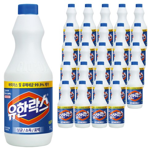 유한락스 레귤러, 1L, 25개