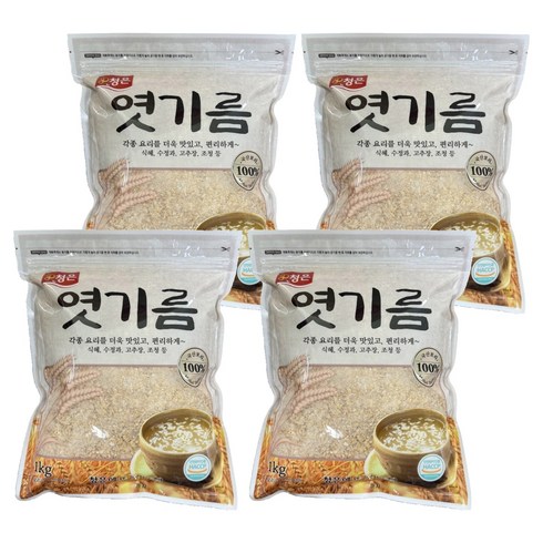 청은에프엔비 국산 엿기름가루, 1kg, 4개