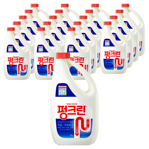 펑크린 배수구세정제, 2L, 20개