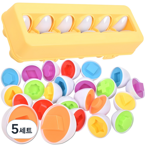 피팅에그 달걀 모양맞추기, 도형, 5세트