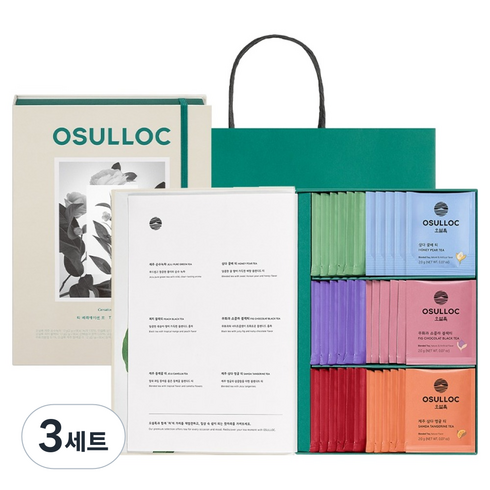 오설록 티 베리에이션 오 티백 차 세트, 차 6종 x 6p, 3세트