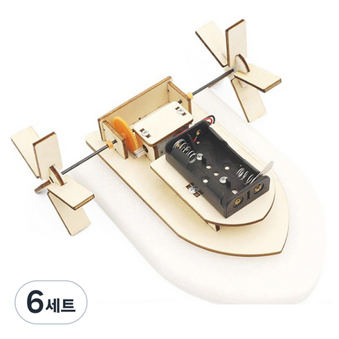 티처스 STEAM 전동 더블 휠 수상보트 F-31, 6세트
