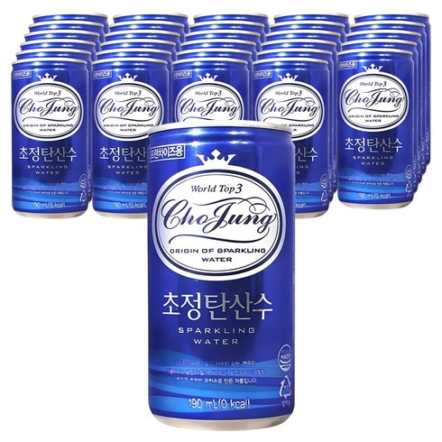 초정탄산수, 190ml, 90개
