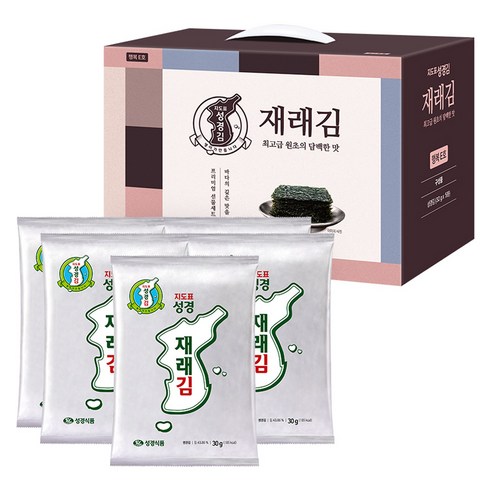 지도표성경 재래전장김 행복E세트 30g 5봉, 150g, 1세트