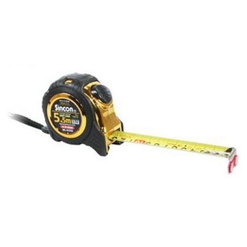 신콘 이지락 줄자 SEL-5525G 골드유광 5.5m, 1개